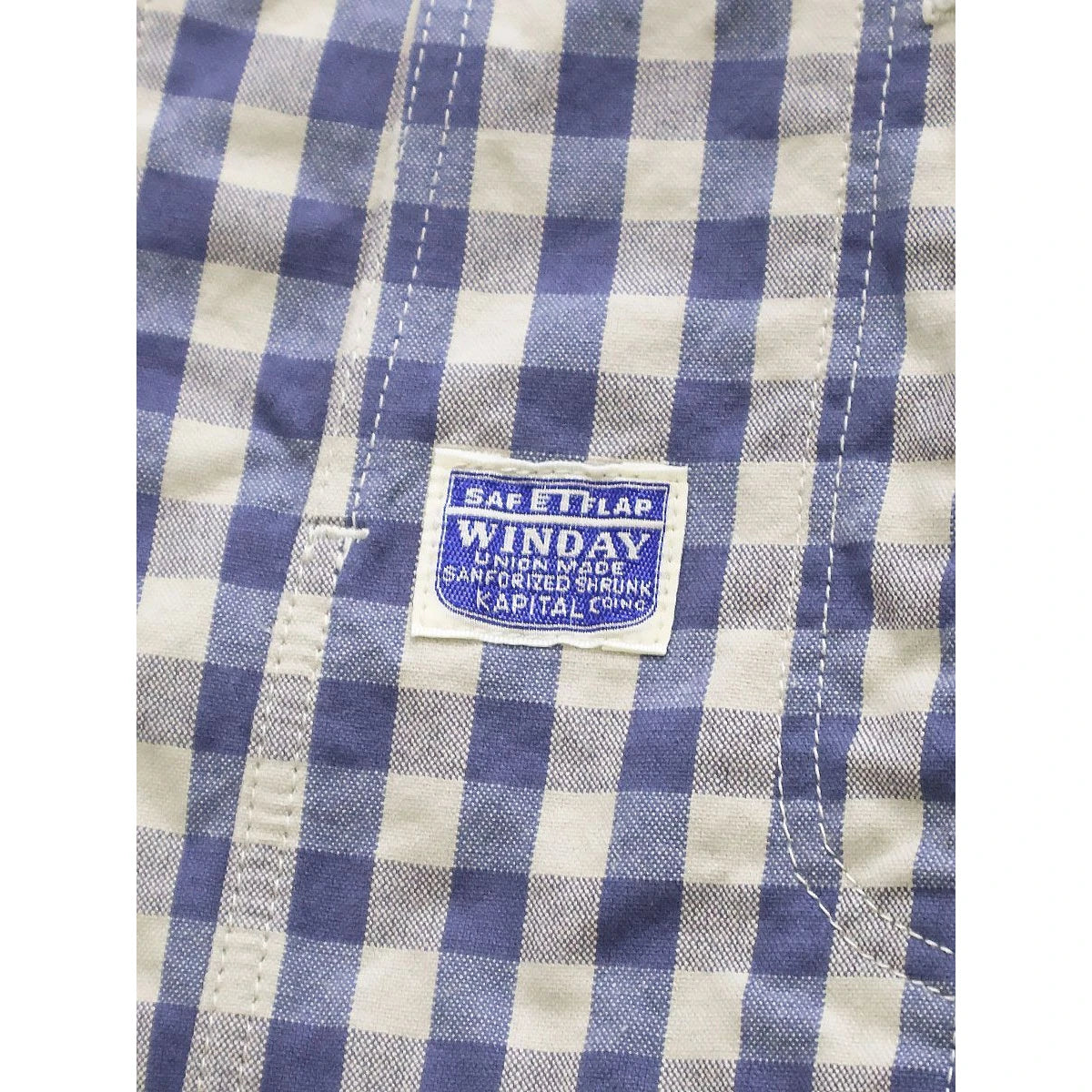 Kapital Oxford Gingham Cactus Coveralls