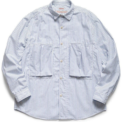 Kapital Oxford Stripe Anorak Shirt