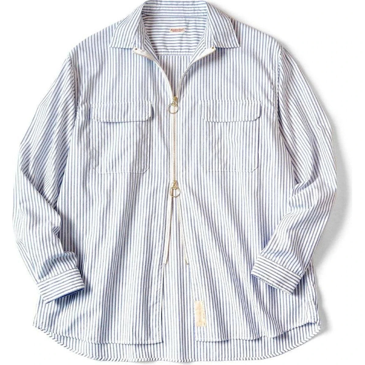 Kapital Oxford Stripe Drizzler Work Shirt