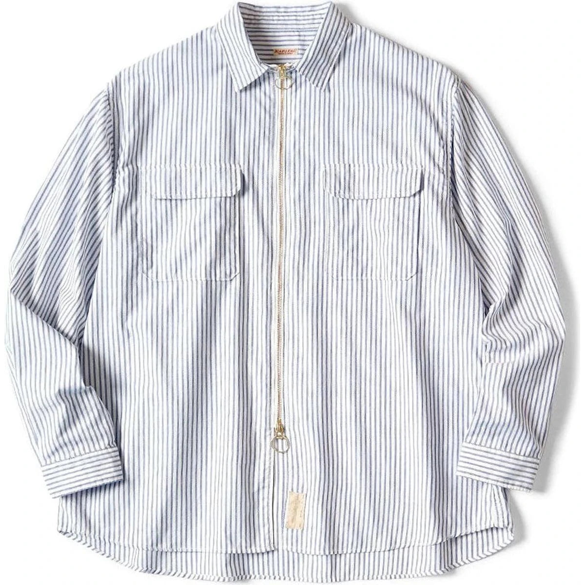 Kapital Oxford Stripe Drizzler Work Shirt