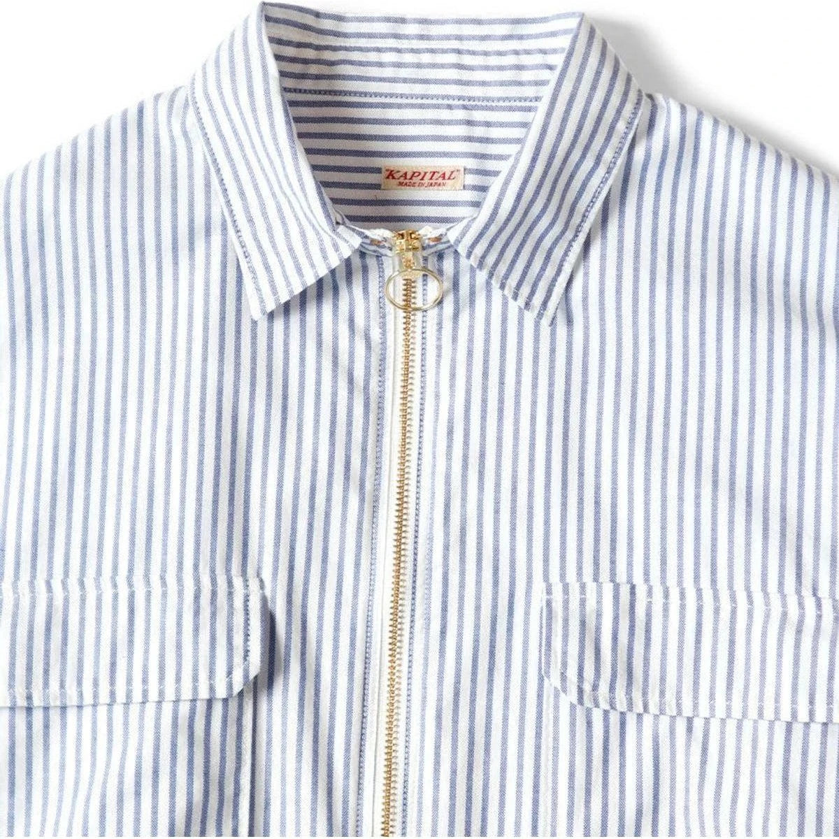 Kapital Oxford Stripe Drizzler Work Shirt