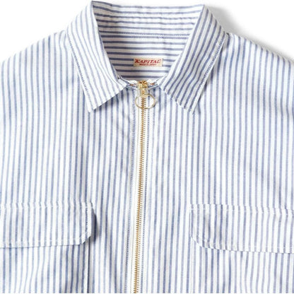 Kapital Oxford Stripe Drizzler Work Shirt