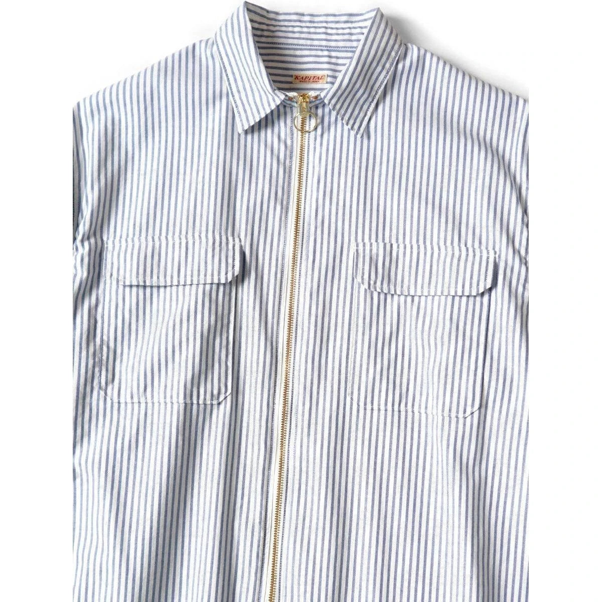 Kapital Oxford Stripe Drizzler Work Shirt
