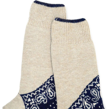 Kapital Paisley Heel Bandana Socks