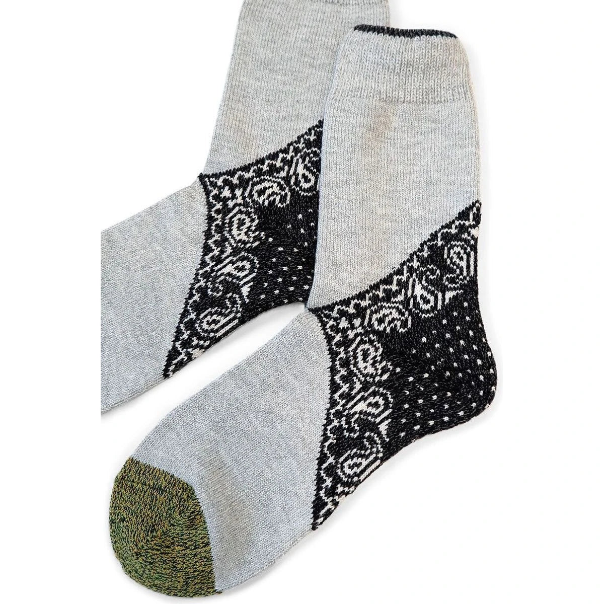 Kapital Paisley Heel Bandana Socks
