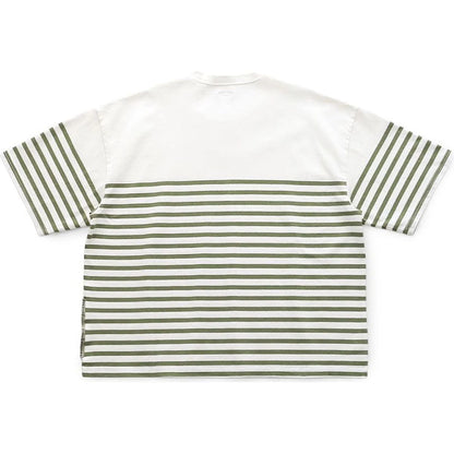 Kapital Panel Border Jersey Box Tee (Peckish Rainbowy Print)