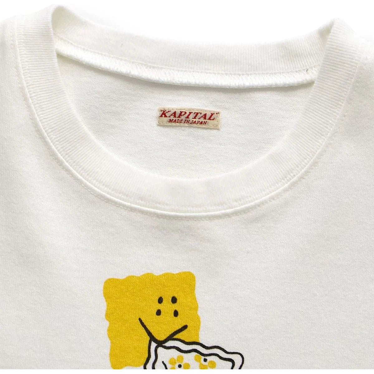 Kapital Panel Border Jersey Box Tee (Peckish Rainbowy Print)