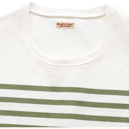Kapital Panel Border Jersey Buffan T-Shirt