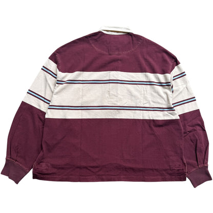 Kapital Panel Stripe Jersey Big Rugby Shirt