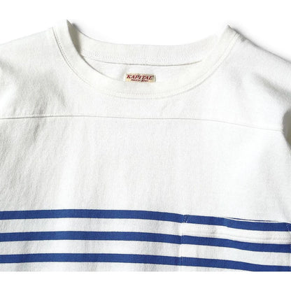 Kapital Panel Striped Jersey Swim Football T