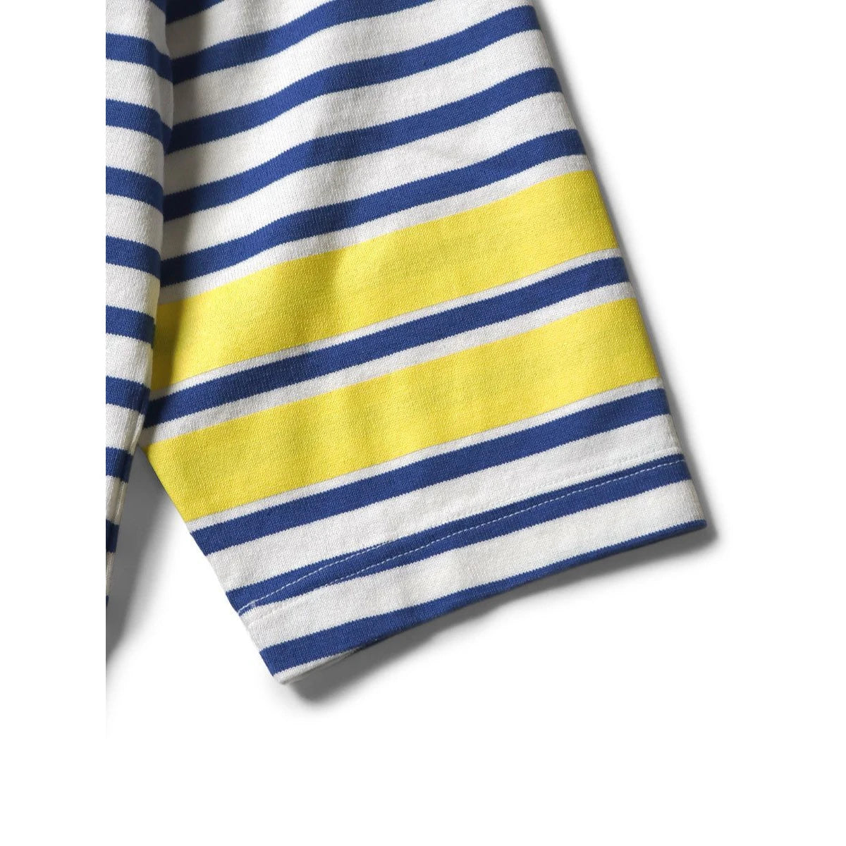 Kapital Panel Striped Jersey Swim Football T