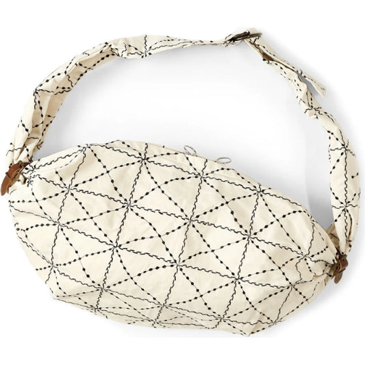 Kapital Paraffin Cloth Folk-Dojo Embroidered Snufkin Bag