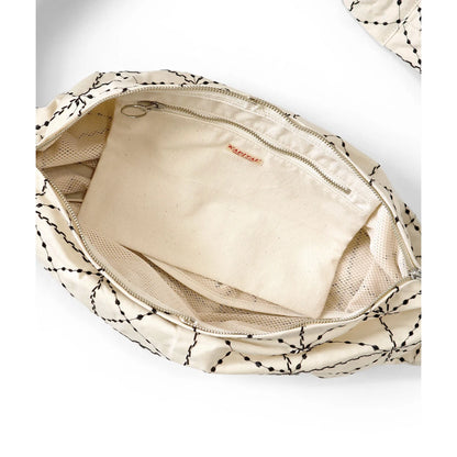 Kapital Paraffin Cloth Folk-Dojo Embroidered Snufkin Bag
