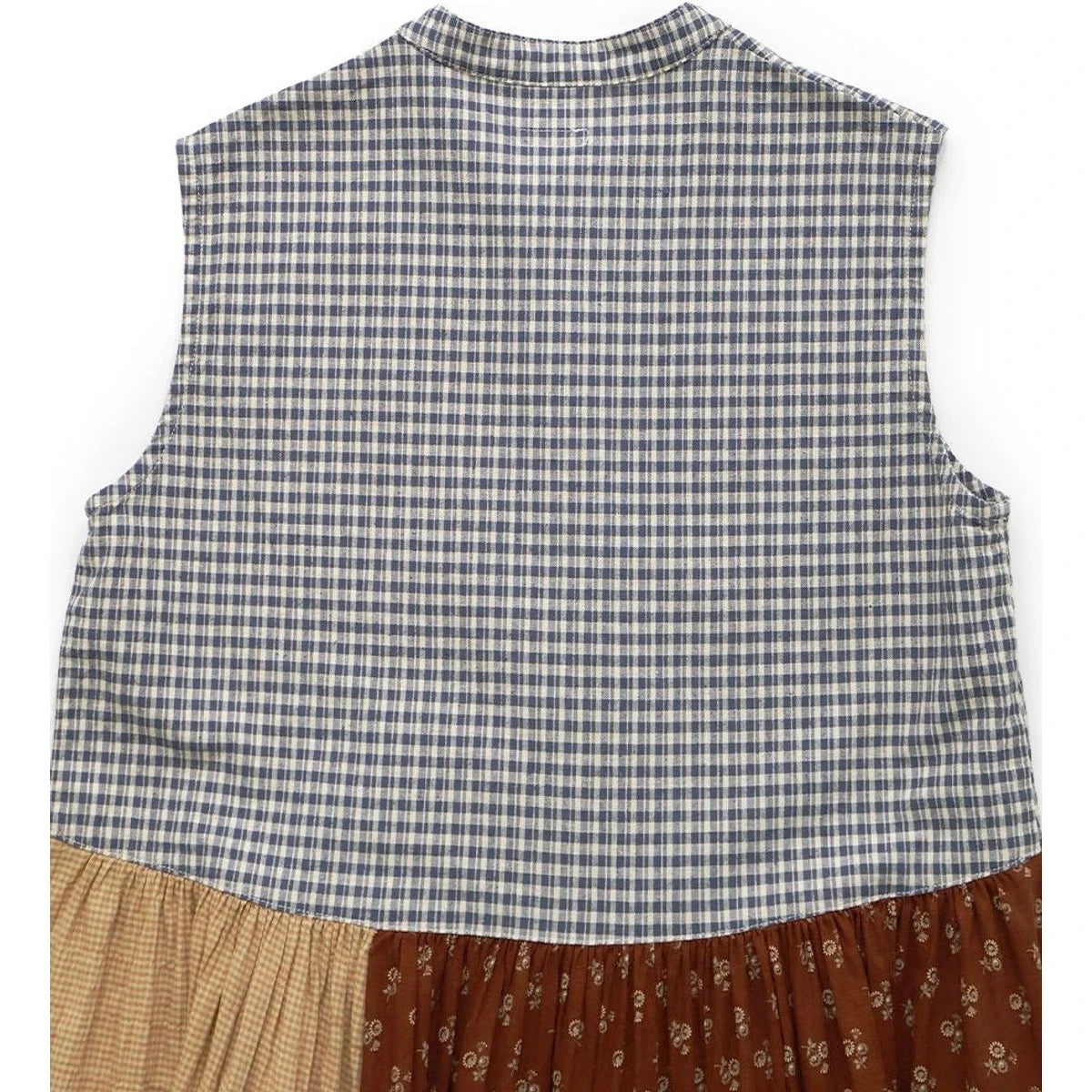 Kapital Patchwork Stand Collar Aloalo Dress