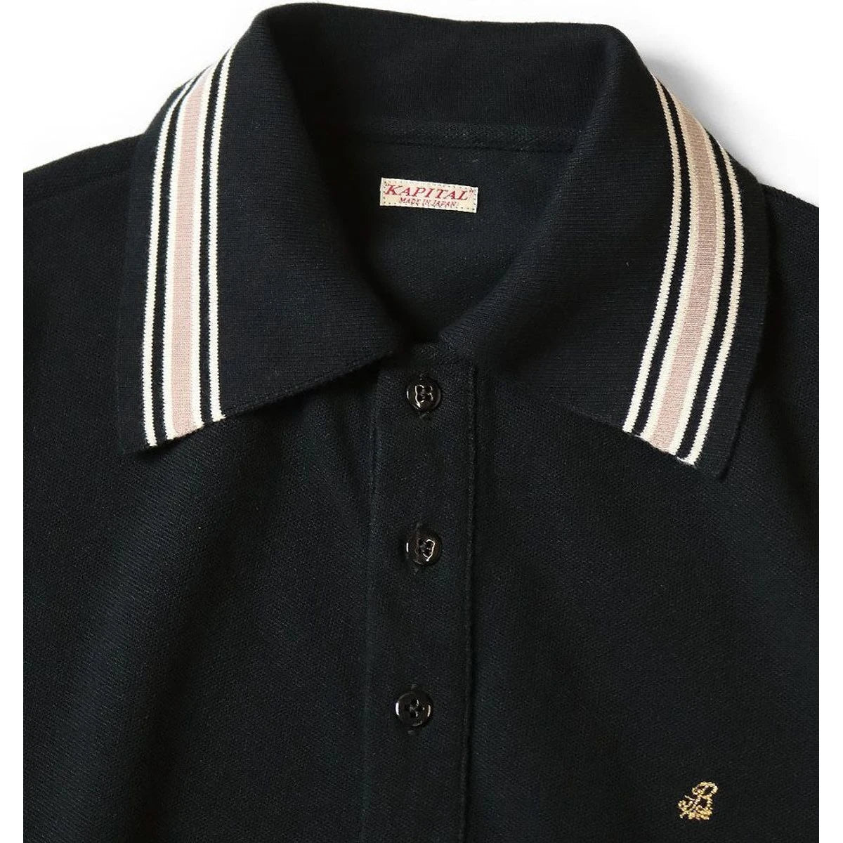Kapital Pique Wrangle Color Retro Polo
