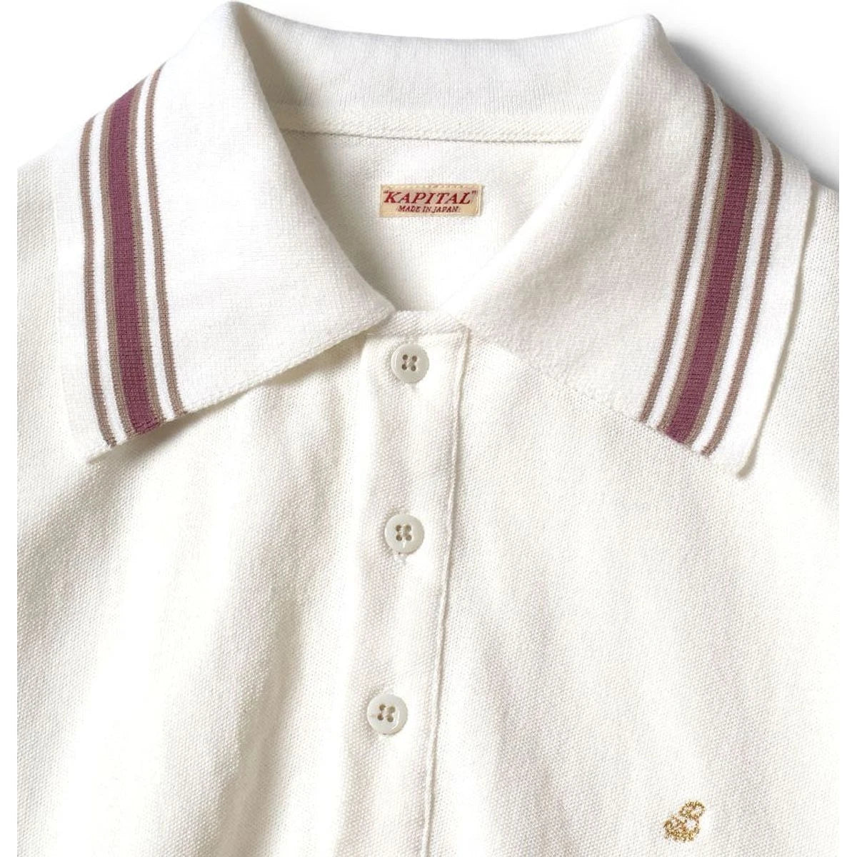Kapital Pique Wrangle Color Retro Polo