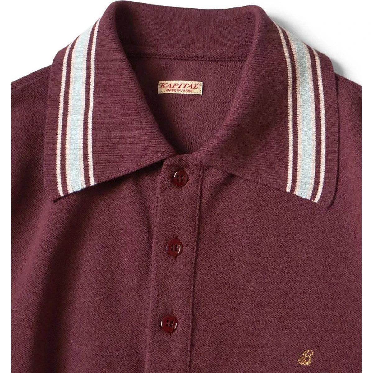 Kapital Pique Wrangle Color Retro Polo