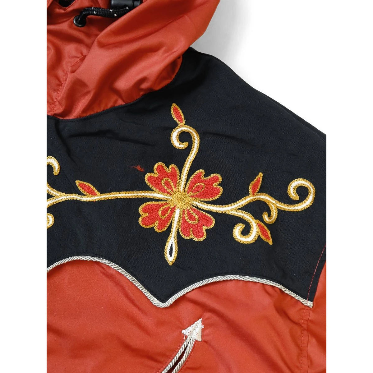 Kapital Poly Taffeta 2Tone Tennessee Cactus Flower Parka