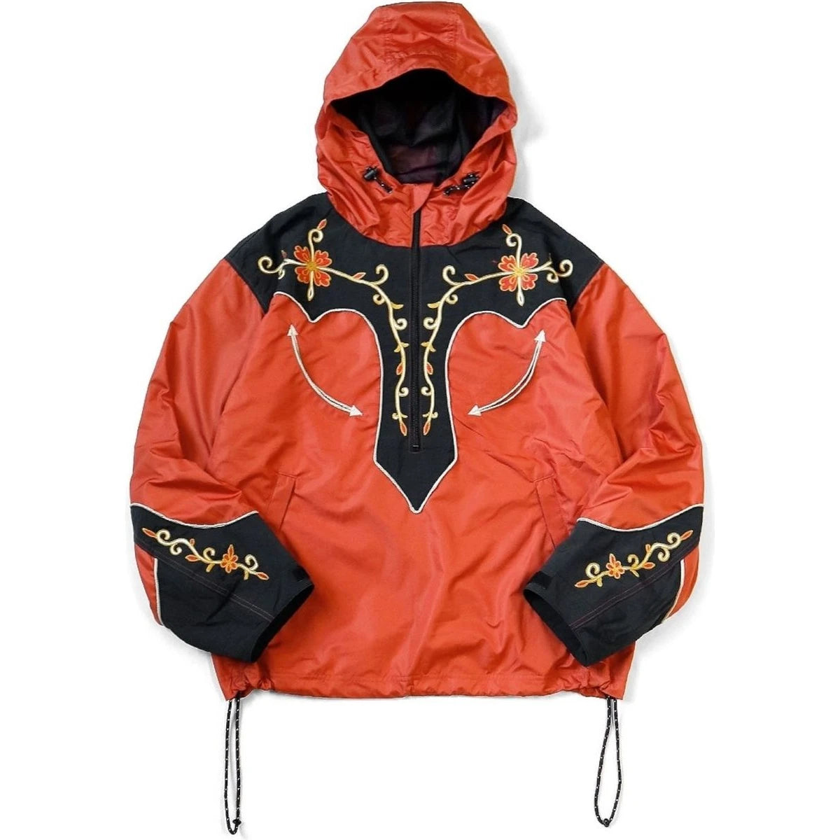 Kapital Poly Taffeta 2Tone Tennessee Cactus Flower Parka
