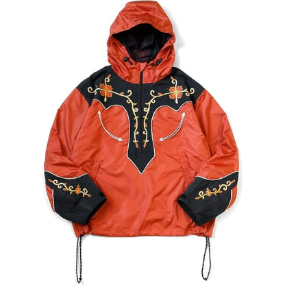 Kapital Poly Taffeta 2Tone Tennessee Cactus Flower Parka