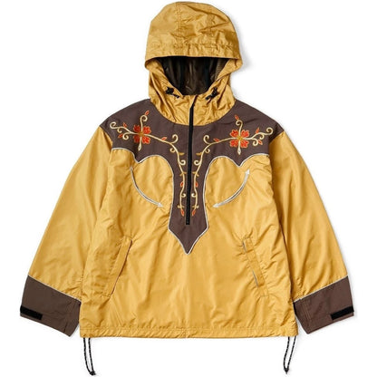 Kapital Poly Taffeta 2Tone Tennessee Cactus Flower Parka