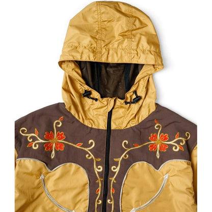Kapital Poly Taffeta 2Tone Tennessee Cactus Flower Parka
