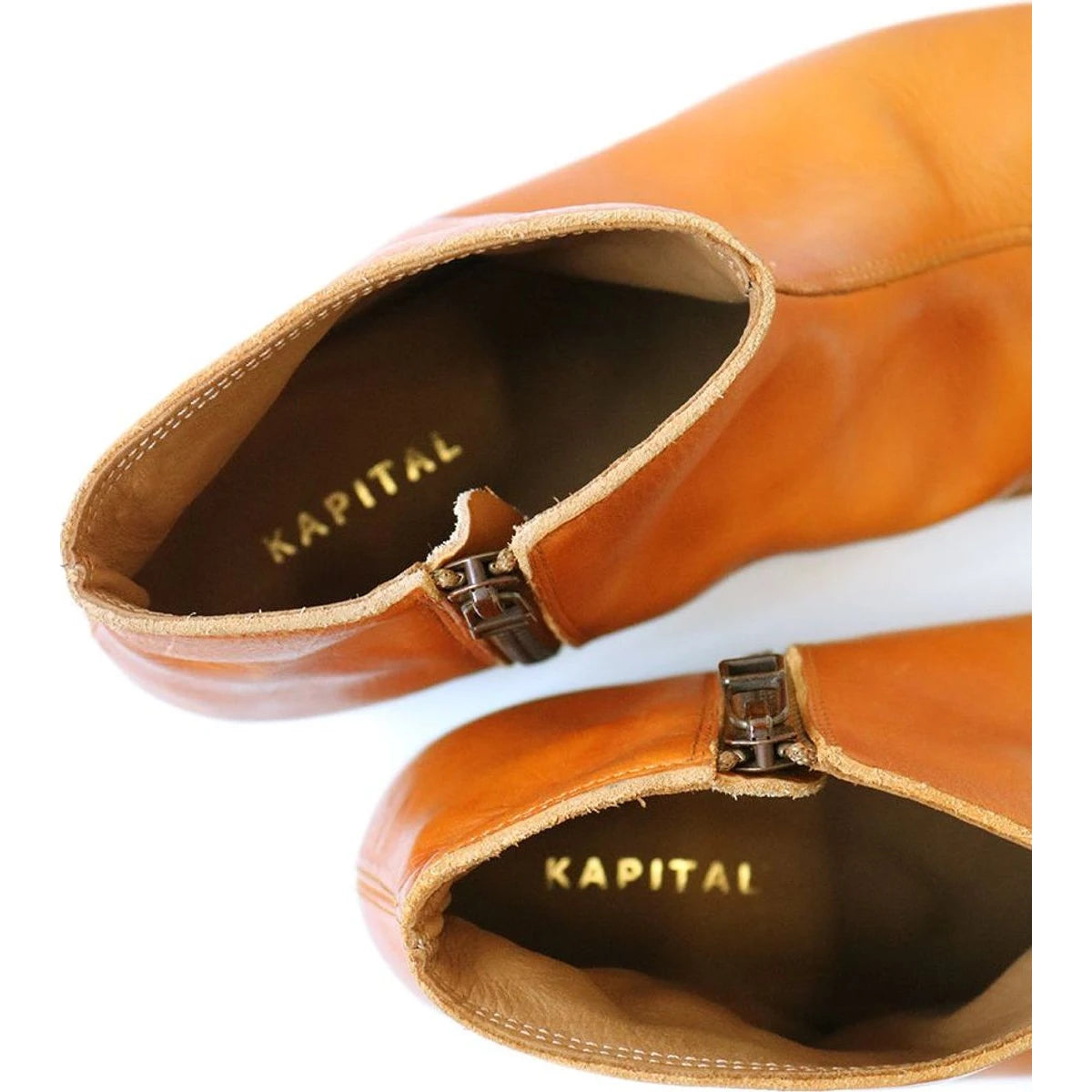 Kapital Post Dyed Leather Short Boots