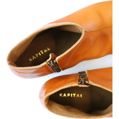 Kapital Post Dyed Leather Short Boots