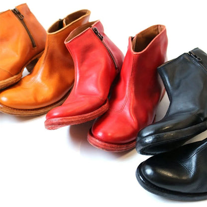 Kapital Post Dyed Leather Short Boots