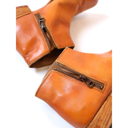 Kapital Post Dyed Leather Short Boots