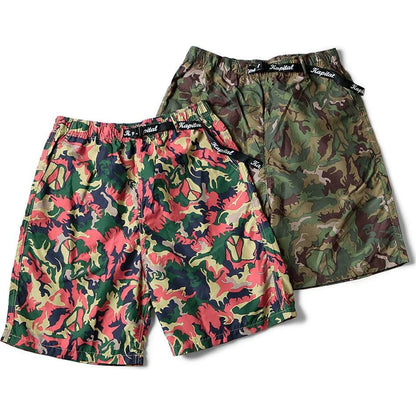 Kapital Quick-Drying Taffeta Piece Camo Easy Shorts
