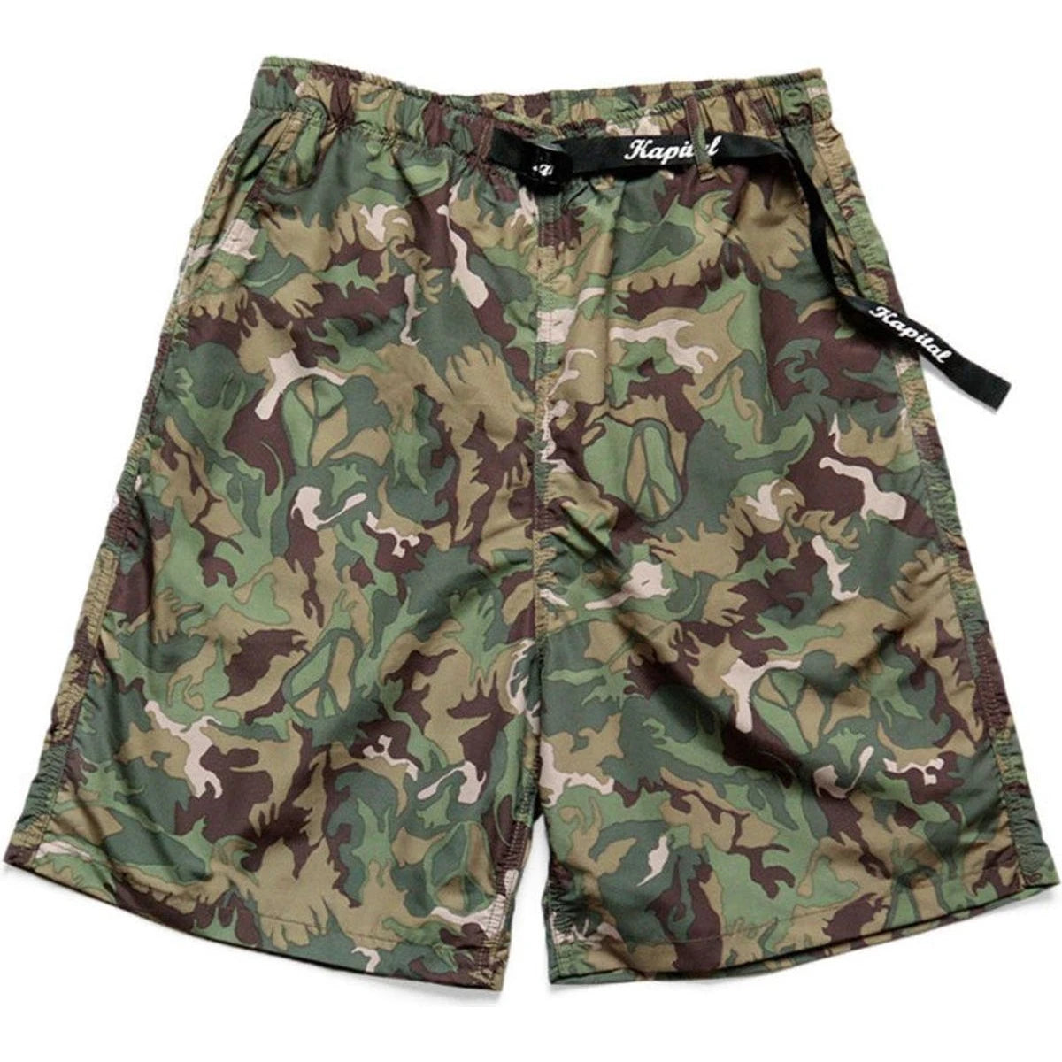 Kapital Quick-Drying Taffeta Piece Camo Easy Shorts