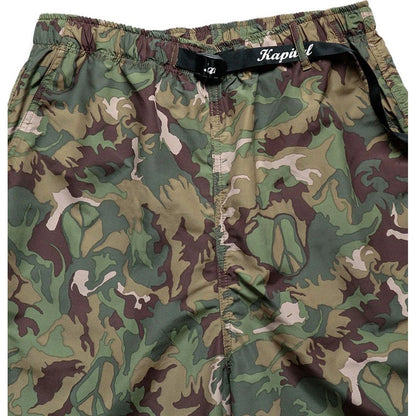 Kapital Quick-Drying Taffeta Piece Camo Easy Shorts