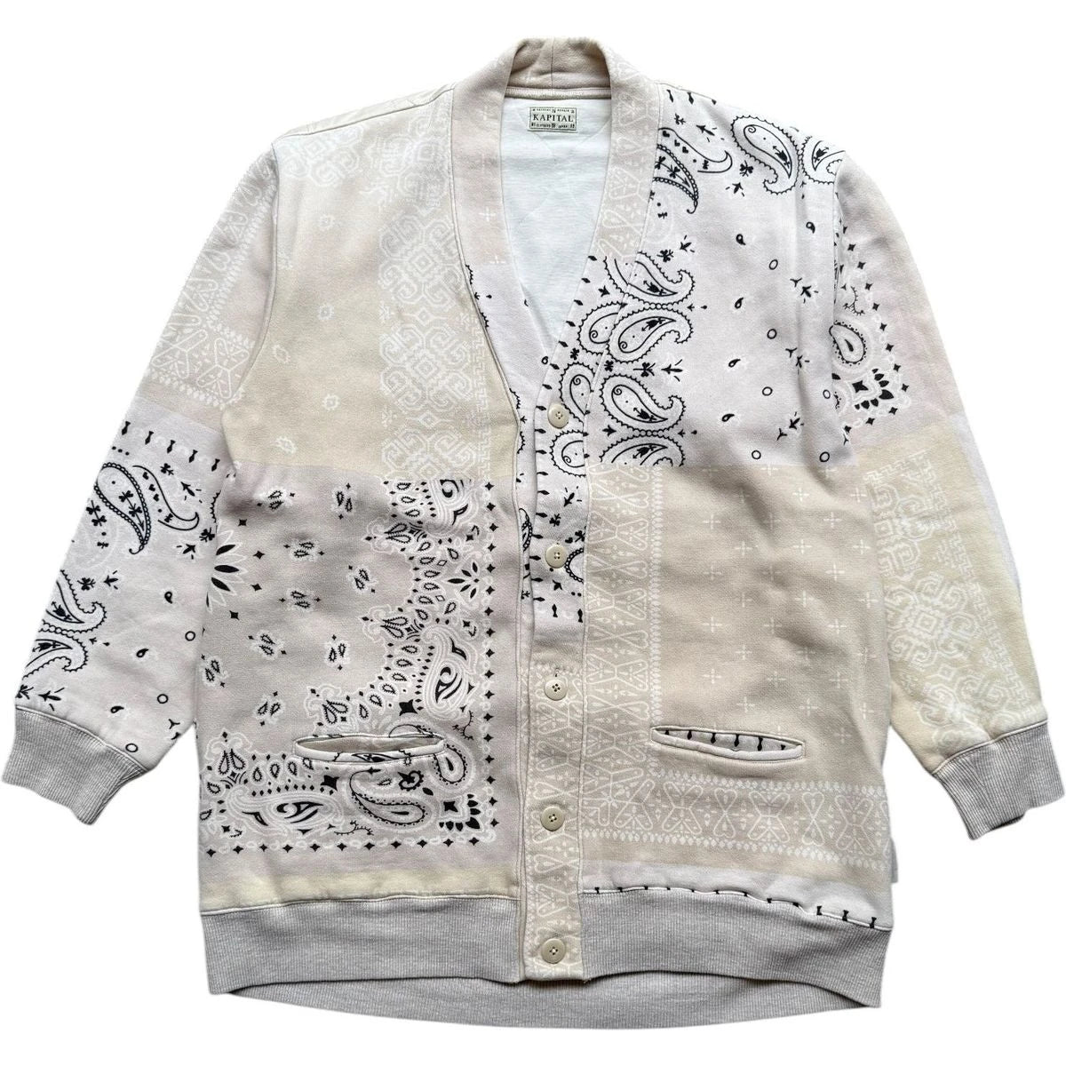 Kapital Quilted Bandana Bivouac Cardigan