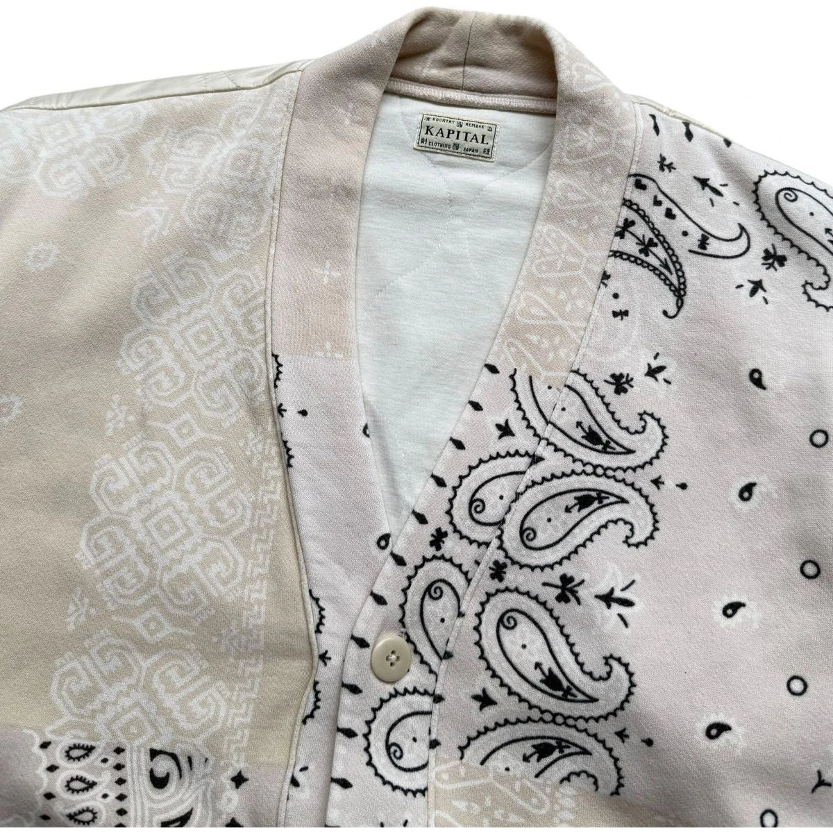 Kapital Quilted Bandana Bivouac Cardigan
