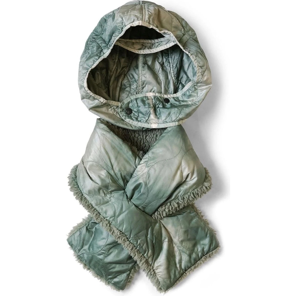 Kapital Quilted Nylon Unevenly Dyed Kesa Balaclava