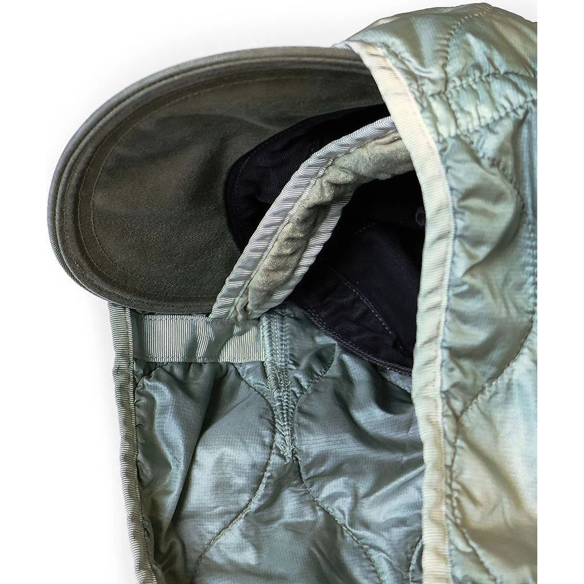 Kapital Quilted Nylon Unevenly Dyed Kesa Balaclava