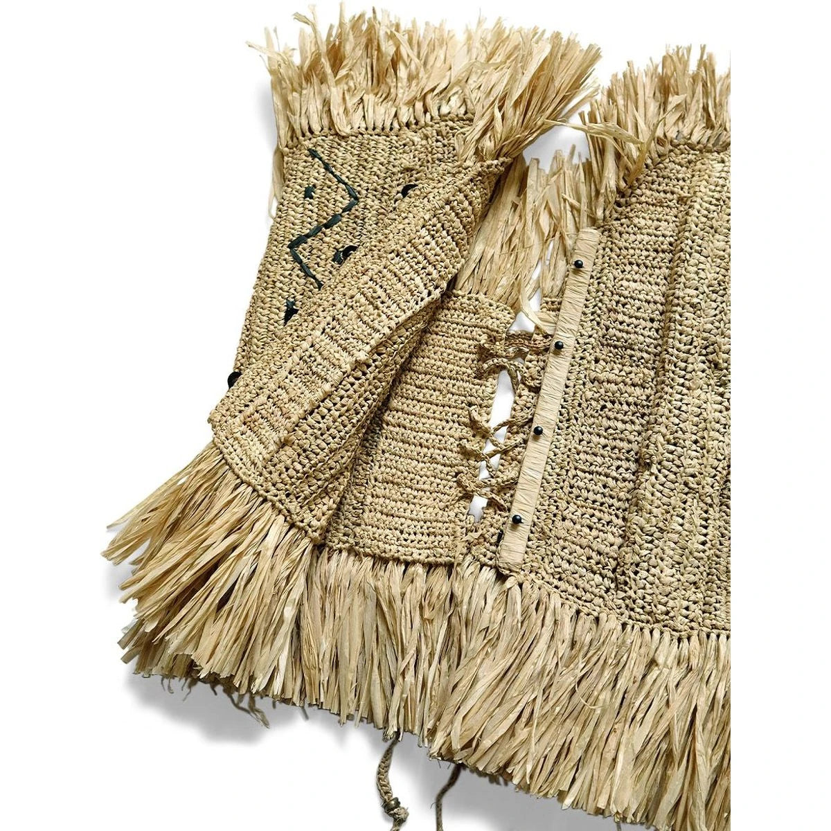 Kapital Raffia Basket Fringe Corset