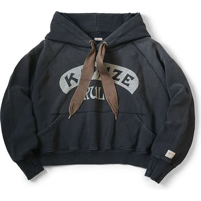 Kapital Raglan Fleece Devil Hoodie (Kapsize Rule Print)