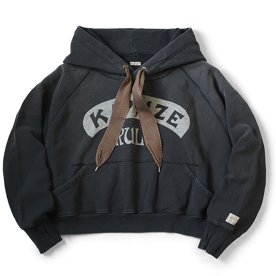 Kapital Raglan Fleece Devil Hoodie (Kapsize Rule Print)