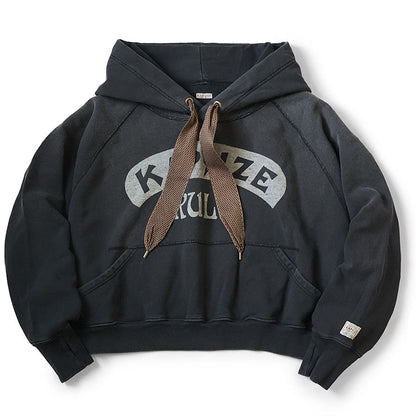 Kapital Raglan Fleece Devil Hoodie (Kapsize Rule Print)