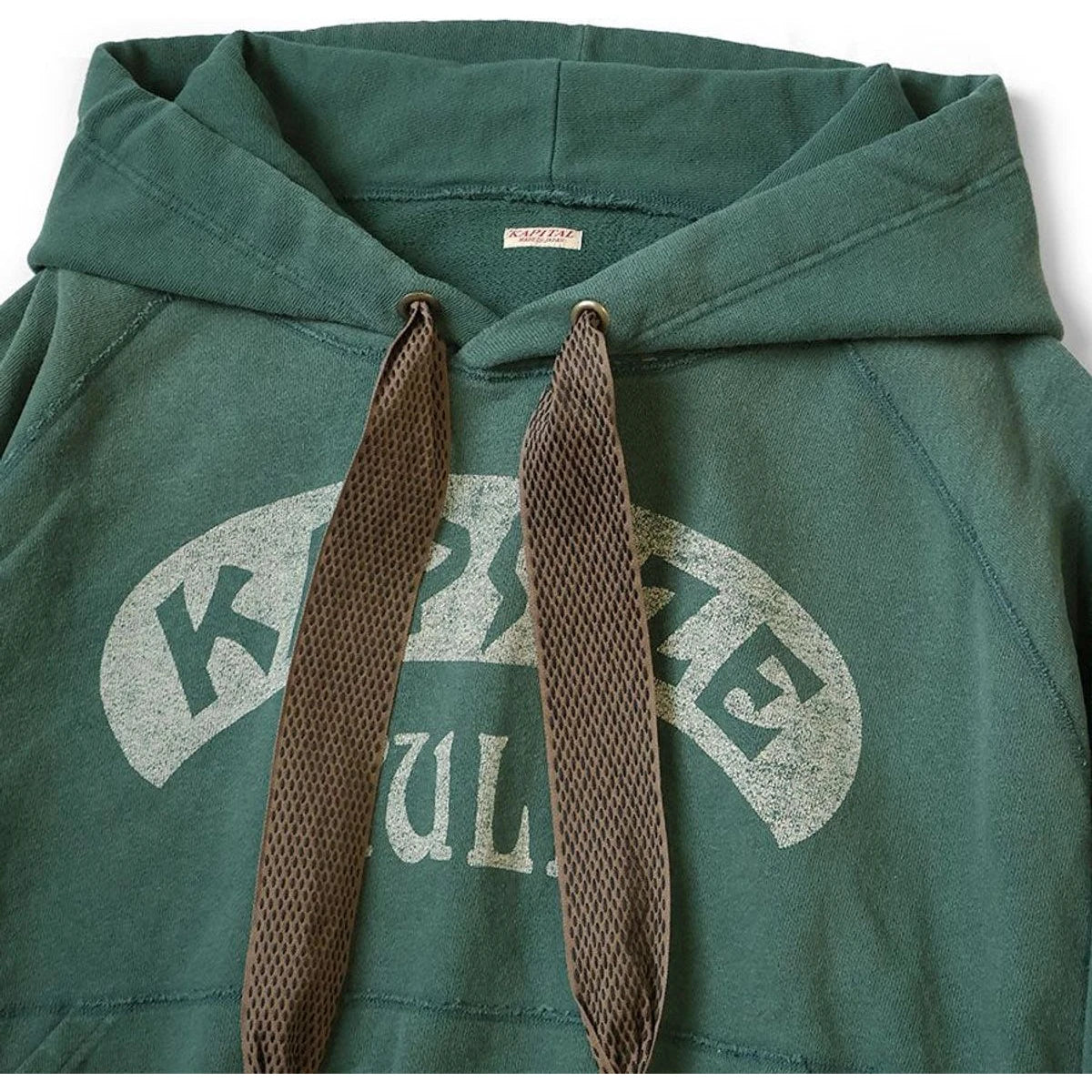 Kapital Raglan Fleece Devil Hoodie (Kapsize Rule Print)