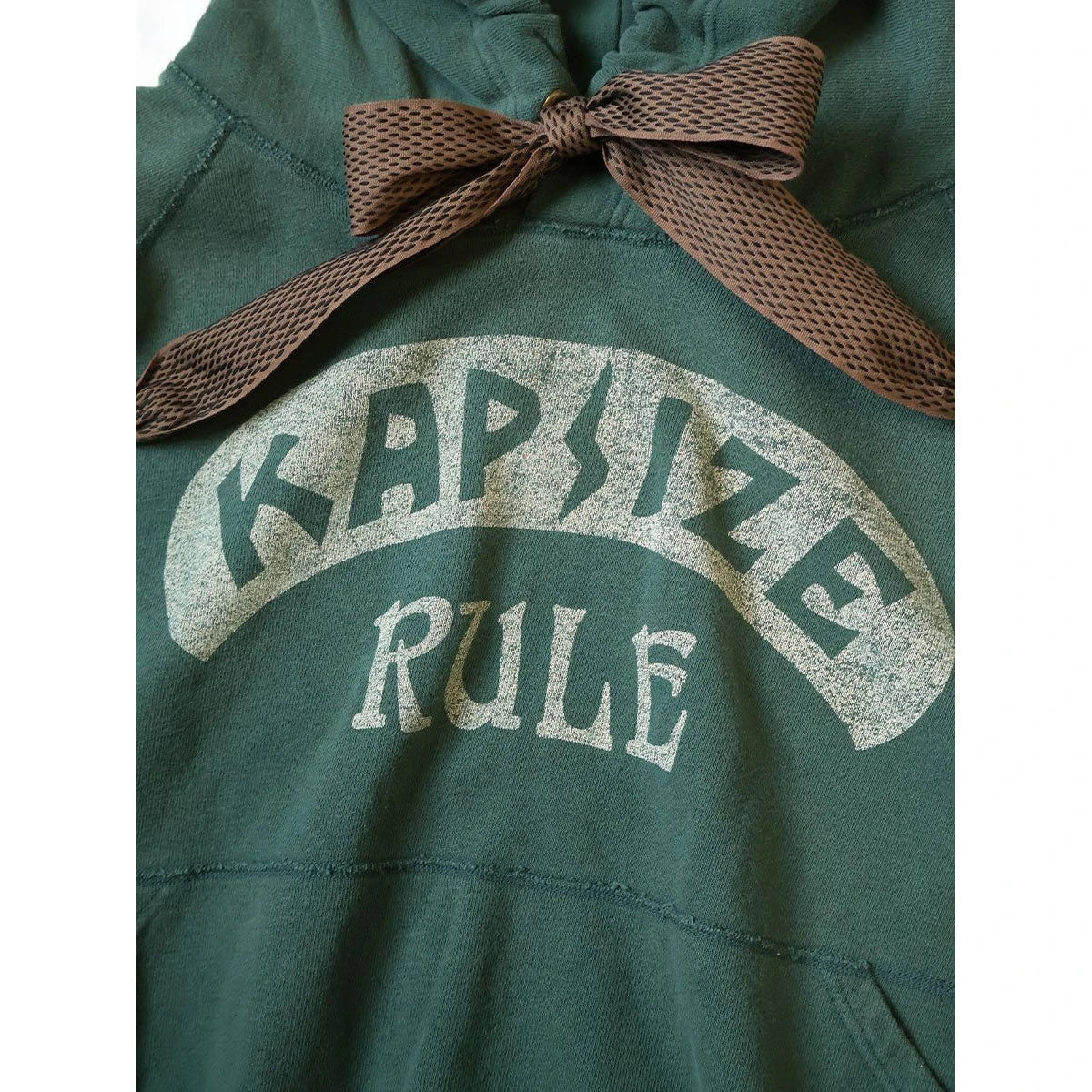Kapital Raglan Fleece Devil Hoodie (Kapsize Rule Print)