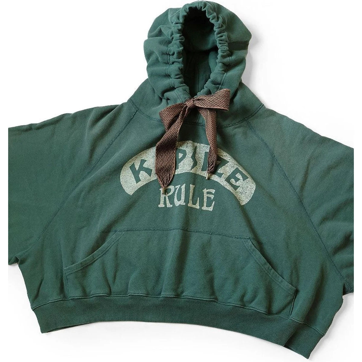 Kapital Raglan Fleece Devil Hoodie (Kapsize Rule Print)