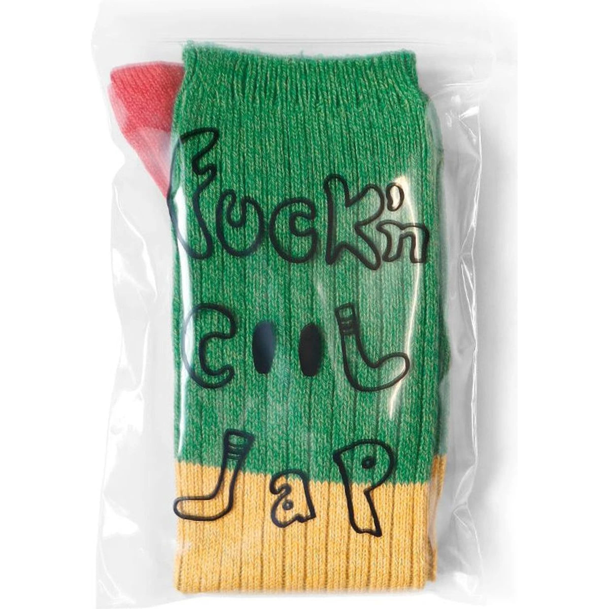 Kapital Rasta Pattern Skater Knee High Socks