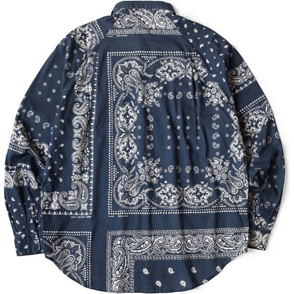 Kapital Rat Brand Gauze Bandana Patchwork Raglan Shirt