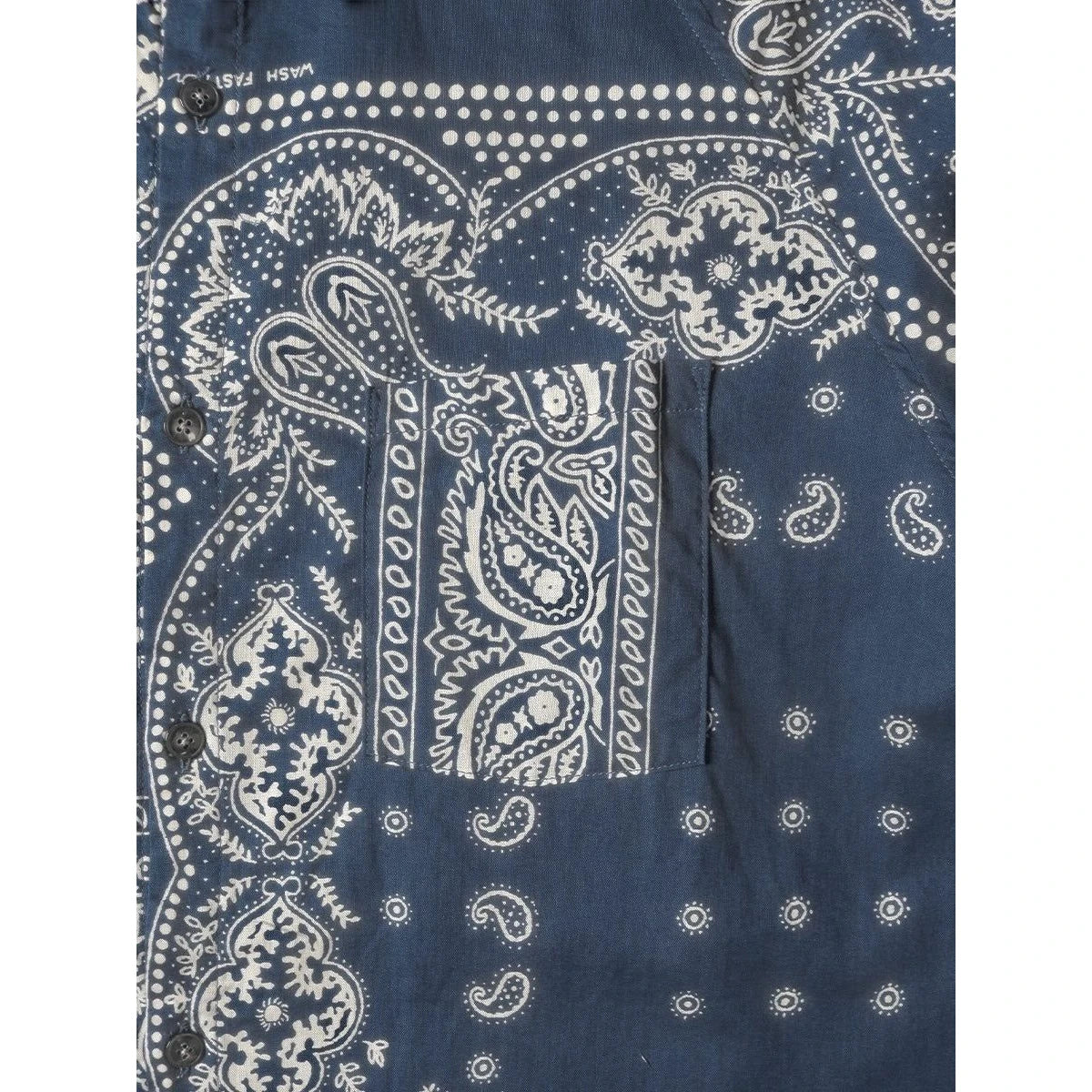 Kapital Rat Brand Gauze Bandana Patchwork Raglan Shirt