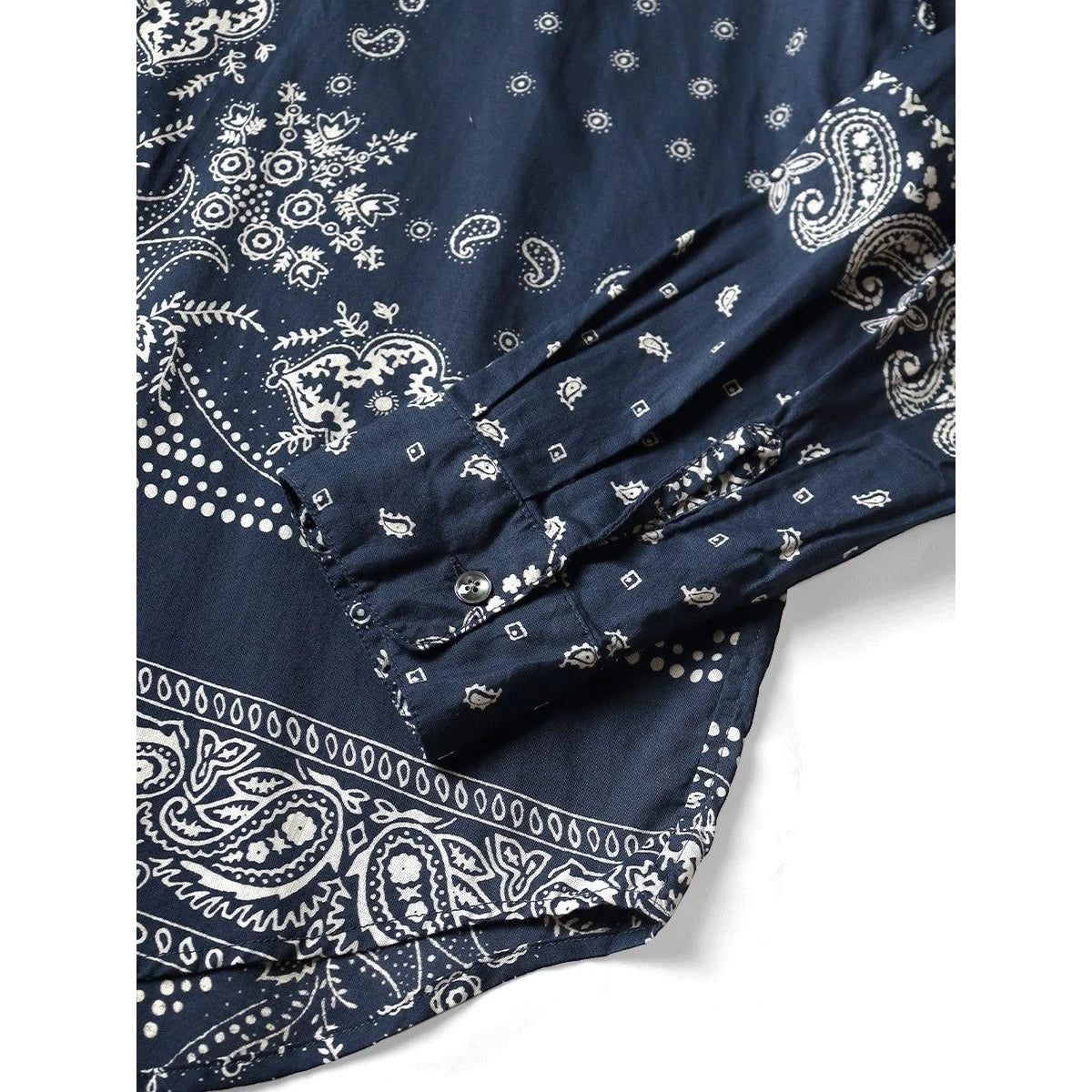 Kapital Rat Brand Gauze Bandana Patchwork Raglan Shirt