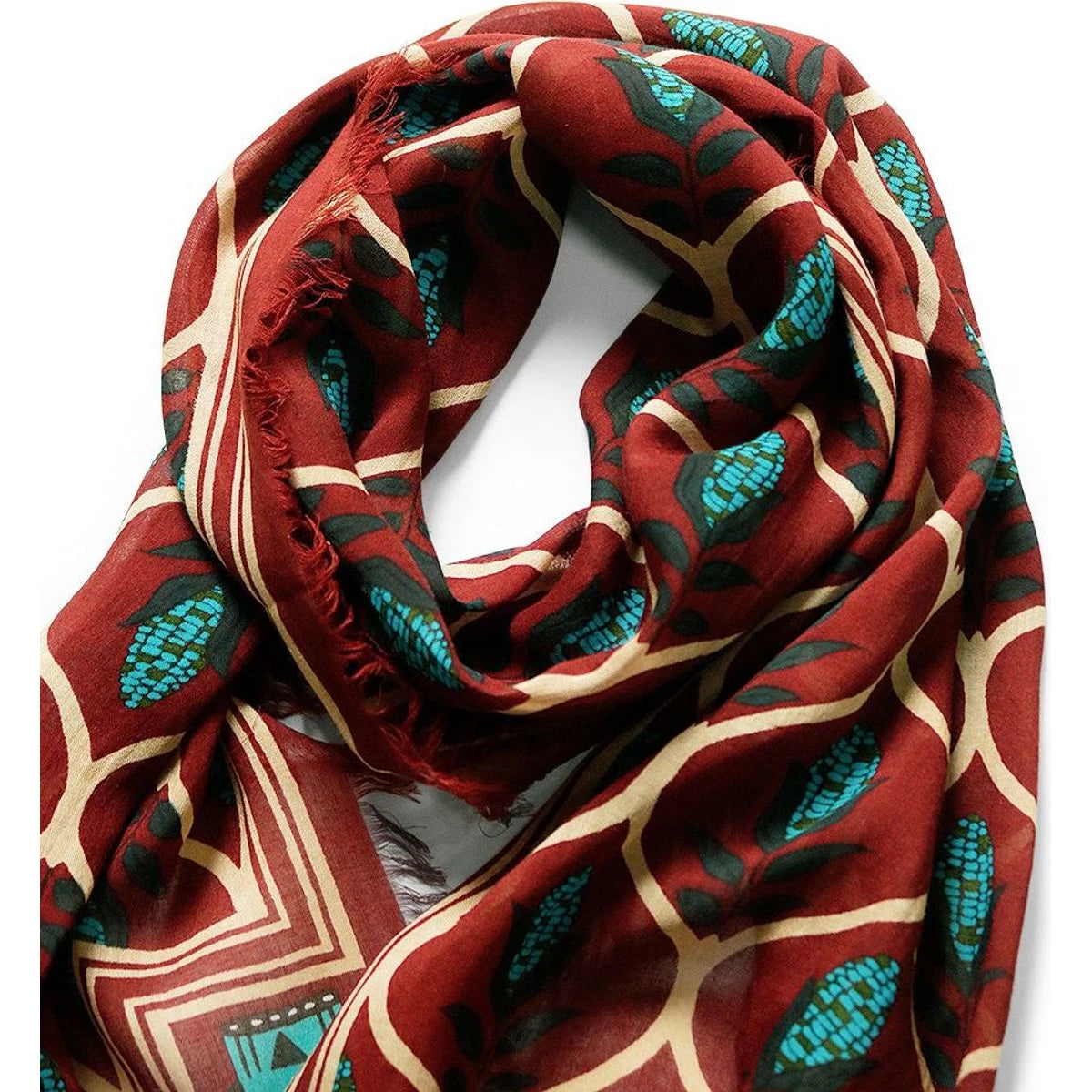 Kapital Rayon Disco Arabesque Pattern Stole