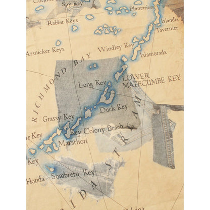 Kapital Rayon Fringe Square Scarf (Kayo Hueso Denim Map)